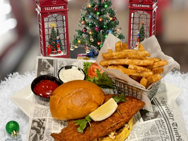 Fried Flounder Sandwich