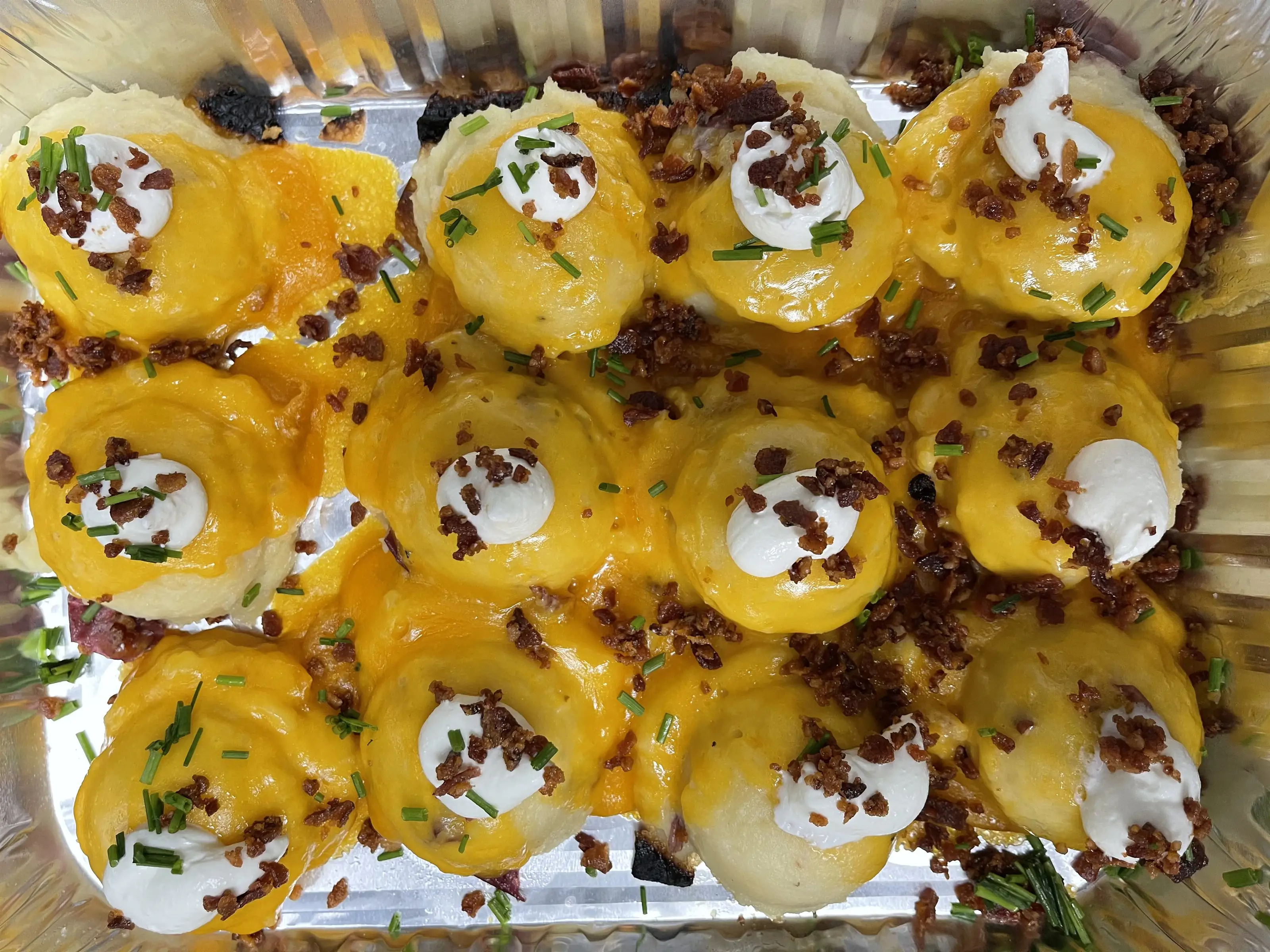 Catering Tray Mashed Potato Wontons