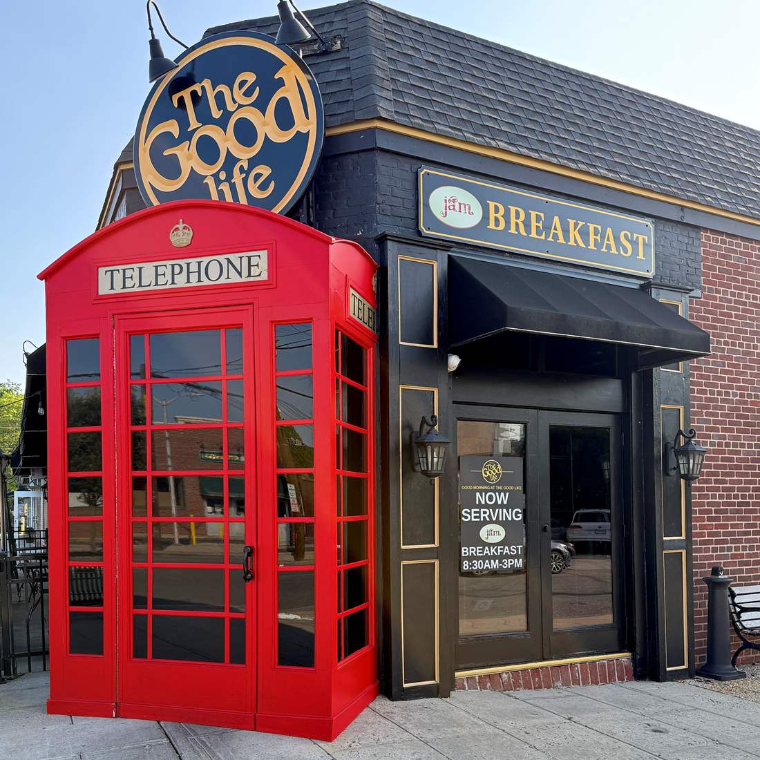 TGL Exterior Featuring Jam Breakfast