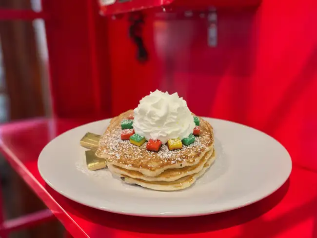 Rainbow Cookie Pancakes